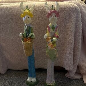 Resin “Pencil “ style Easter Bunnies